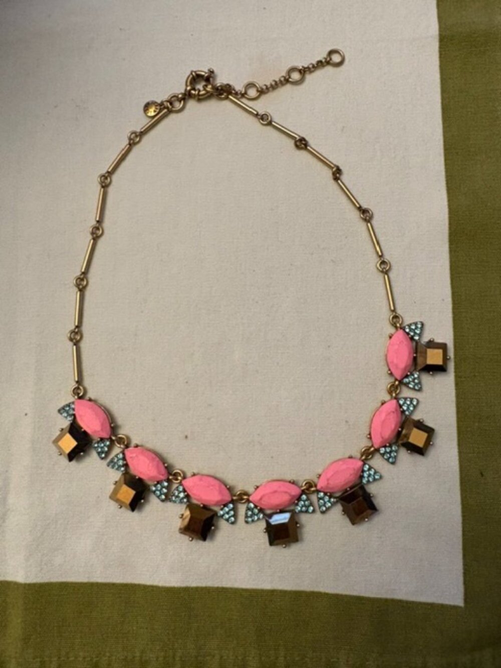 J .CREW pink necklace